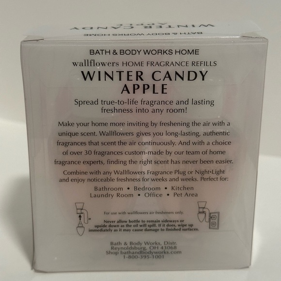 Bath and Body Works Home Winter Candy Apple Wallflowers Set of 2 refills - Picture 2 of 3